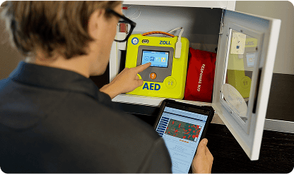 AED placement and subscription