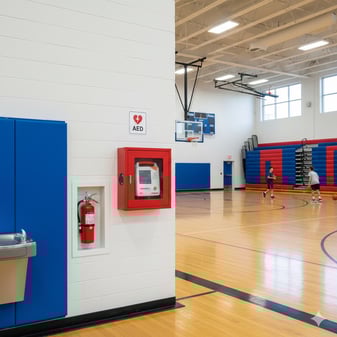 Gym with AED is Smart Heart Act Ready